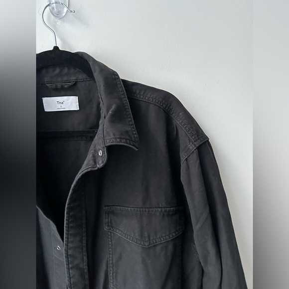 TNA oversized denim shirt black - Picture 3 of 11